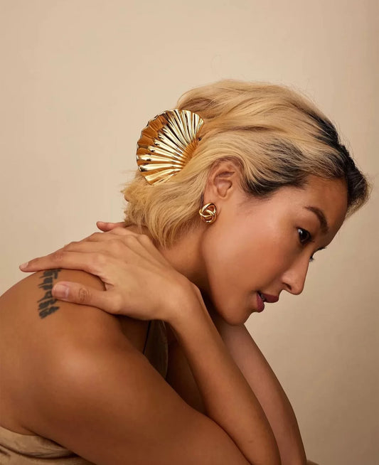 Gold Deniz Kabuğu Toka